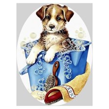 Схема вышивки «Банный день:)»