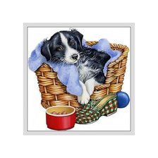 Схема вышивки «Рядом любимый тапочек:)»