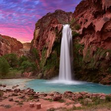 Схема вышивки «водопад»