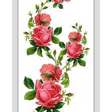 Схема вышивки «Розочки.Панелька.»