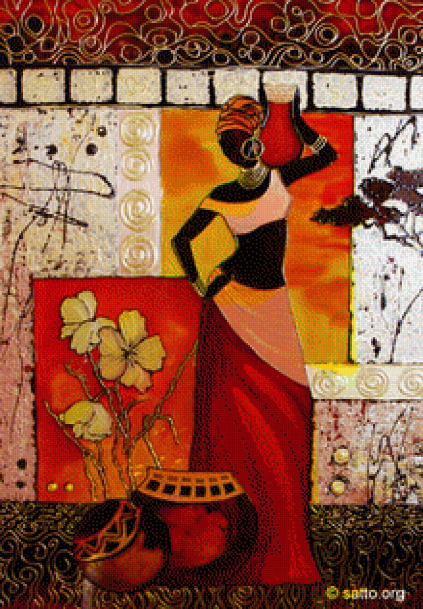 Африканска жена - африка - предпросмотр