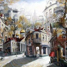 Схема вышивки «сказки старого арбата»