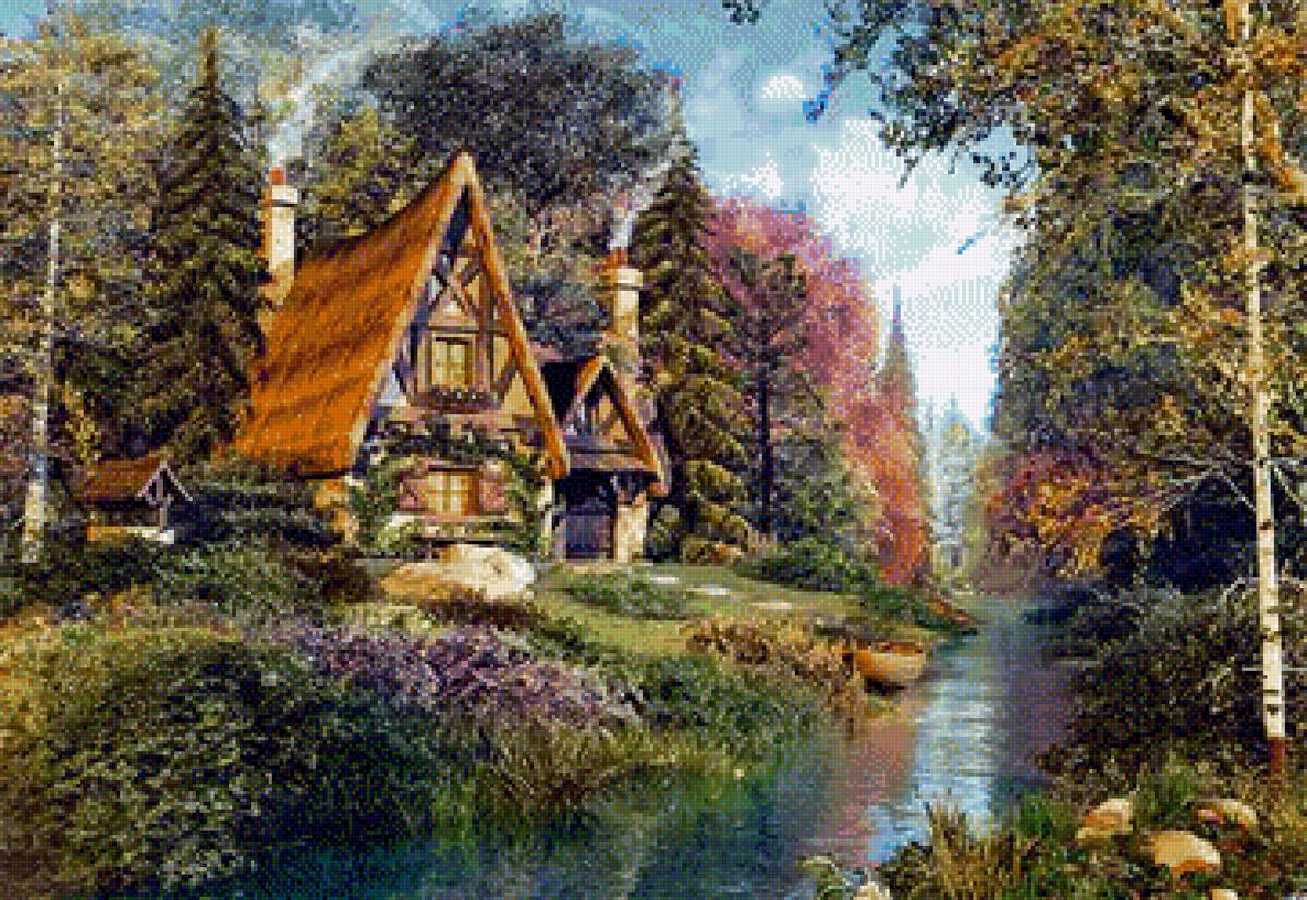 Къща край реката - домик - предпросмотр