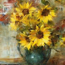 Схема вышивки «słoneczniki»