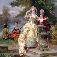 Схема вышивки «пастораль»