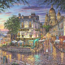 Схема вышивки «Сердце Парижа»