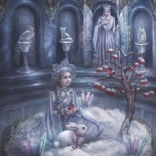 Схема вышивки «Добрая Зима и злая Зима»