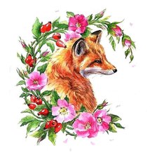 Схема вышивки «акварель»