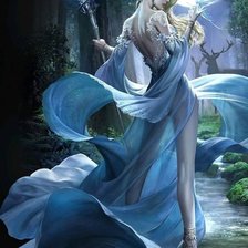 Схема вышивки «девушка»