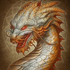 Схема вышивки «ДРАКОНЫ»