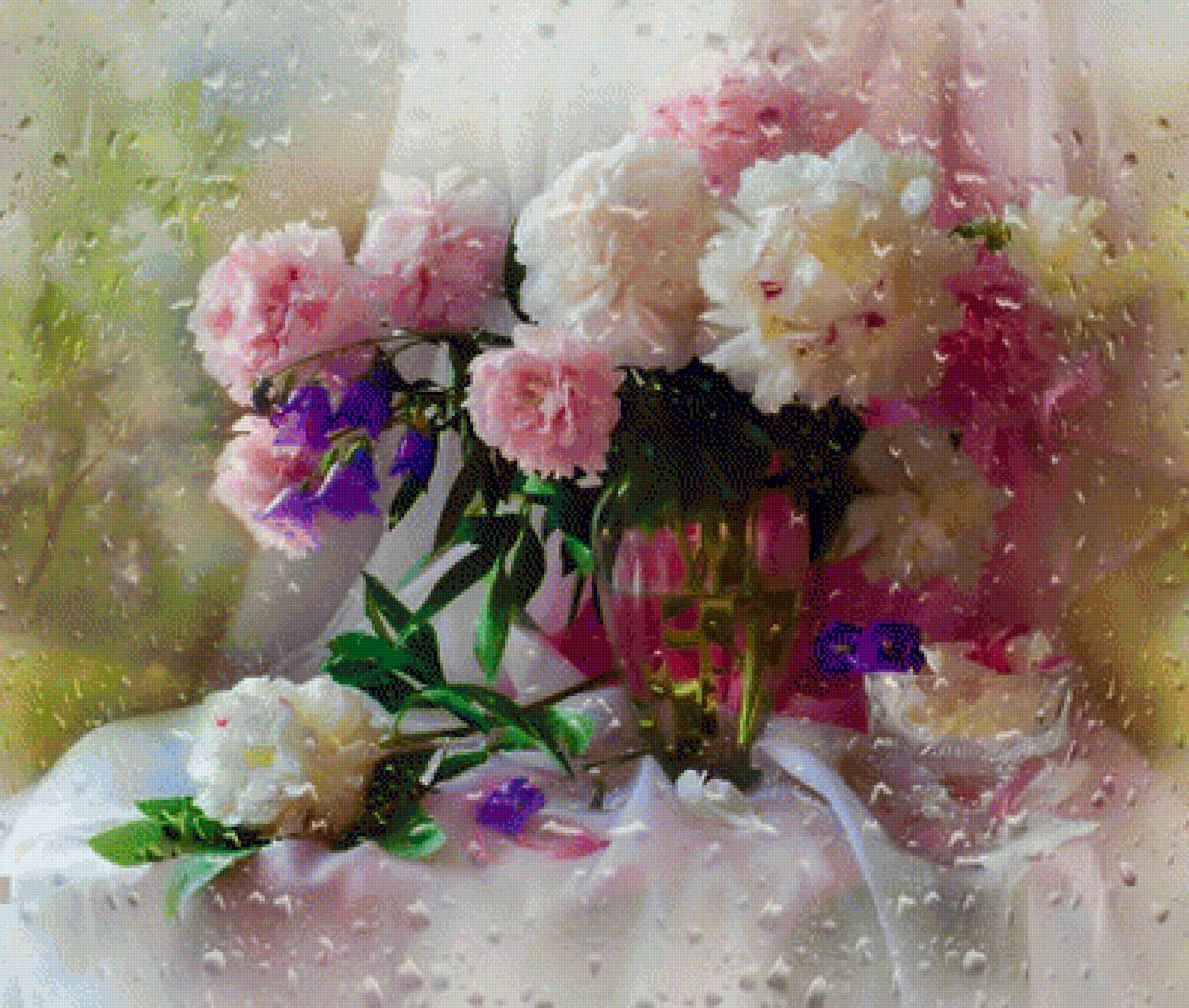 Still Llife of Peonies. - still life.flowers and gardens. - предпросмотр