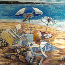 Схема вышивки «A Day With Friends.»