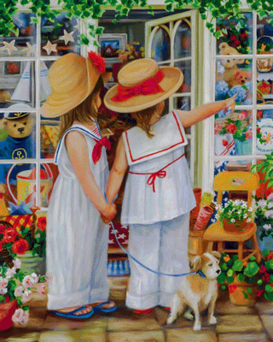 Summertime Treasures. - susan rios paintings.scenarys.children. - предпросмотр