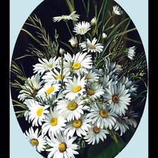 Схема вышивки «Ромашки.»