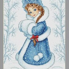 Схема вышивки «Снегурочка2»