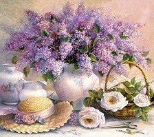 Схема вышивки «Денят на цветята»