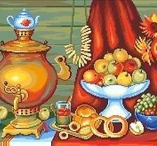 Схема вышивки «кухня»