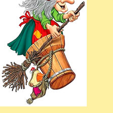 Схема вышивки «Серия "Сказки".  Баба Яга»