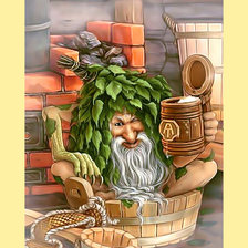 Схема вышивки «Серия "Сказки, мифы".  Банник»