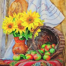 Схема вышивки «натюрморт»