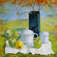 Схема вышивки «Осенний натюрморт.»