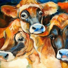 Схема вышивки «милые морды»