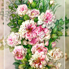 Розовый букет.