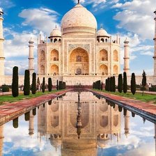 Схема вышивки «Тадж Махал»