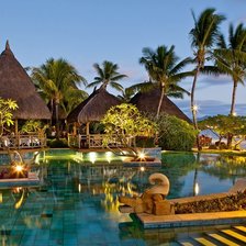 Схема вышивки «Остров Мавриций»