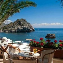 Схема вышивки «Остров Сицилия»