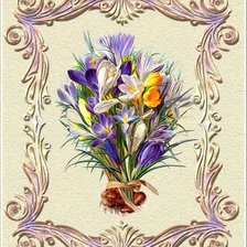 Схема вышивки «цветы»