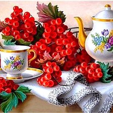 Схема вышивки «чай»