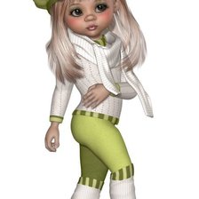 Схема вышивки «ЗЕЛЁНЫЙ БЕРЕТ»