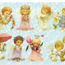 Схема вышивки «ангелы»