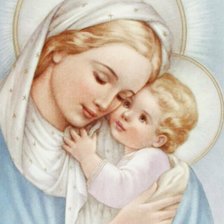 Схема вышивки «Madonna e bambino»