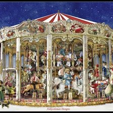 Схема вышивки «карусель»