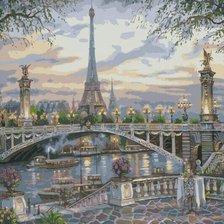Схема вышивки «Париж»