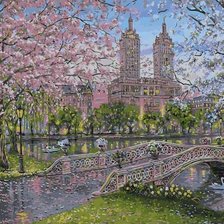 Схема вышивки «Вълшебен парк»