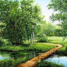 Схема вышивки «Тропинка»