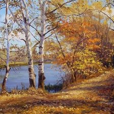 Схема вышивки «пейзаж»