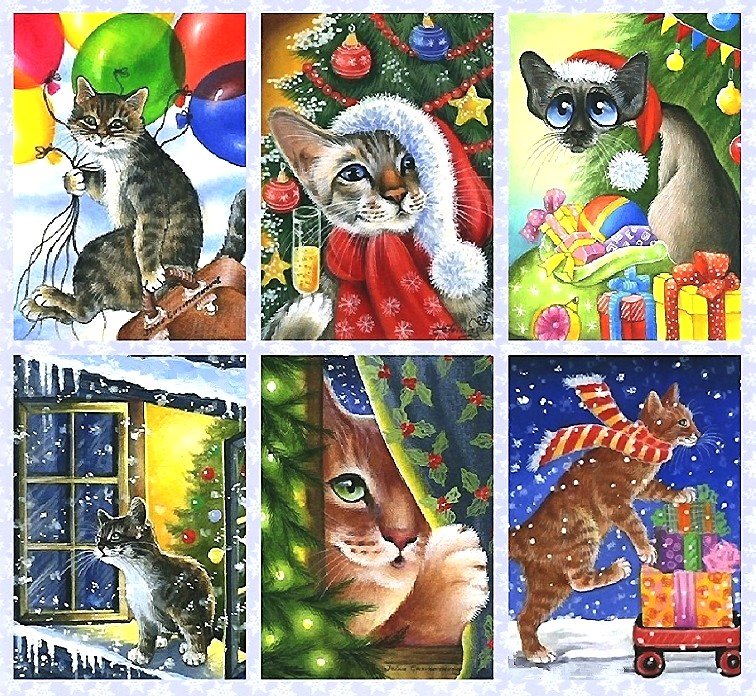 Новогодний коллаж - оригинал