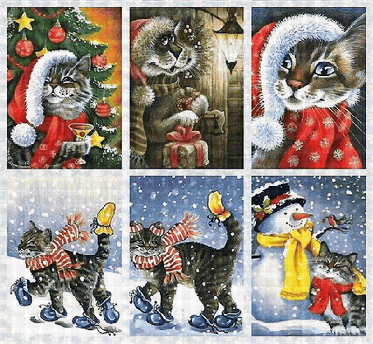 Новогодний коллаж - предпросмотр