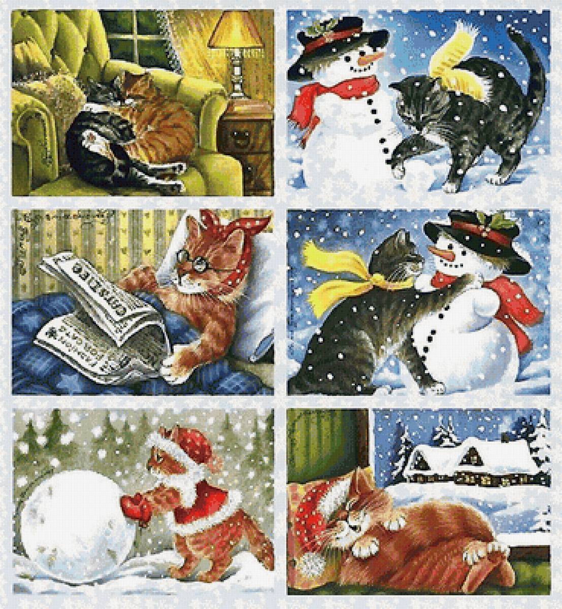 Новогодний коллаж - предпросмотр