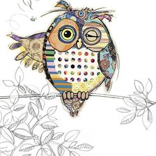Схема вышивки «Сова»