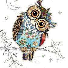 Схема вышивки «Сова»