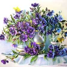 Схема вышивки «цветы»