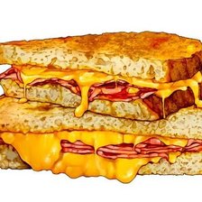 Схема вышивки «СЕНДВИЧ С СЫРОМ»