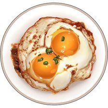 Схема вышивки «ЯИЧНИЦА-ГЛАЗУНЬЯ»