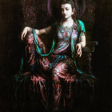 Схема вышивки «Гуань Инь.»