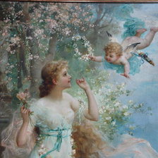 Схема вышивки «девушка»